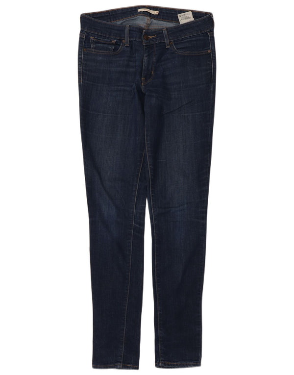 Jeans skinny Levi's da donna 711 W29 L32 cotone blu navy
