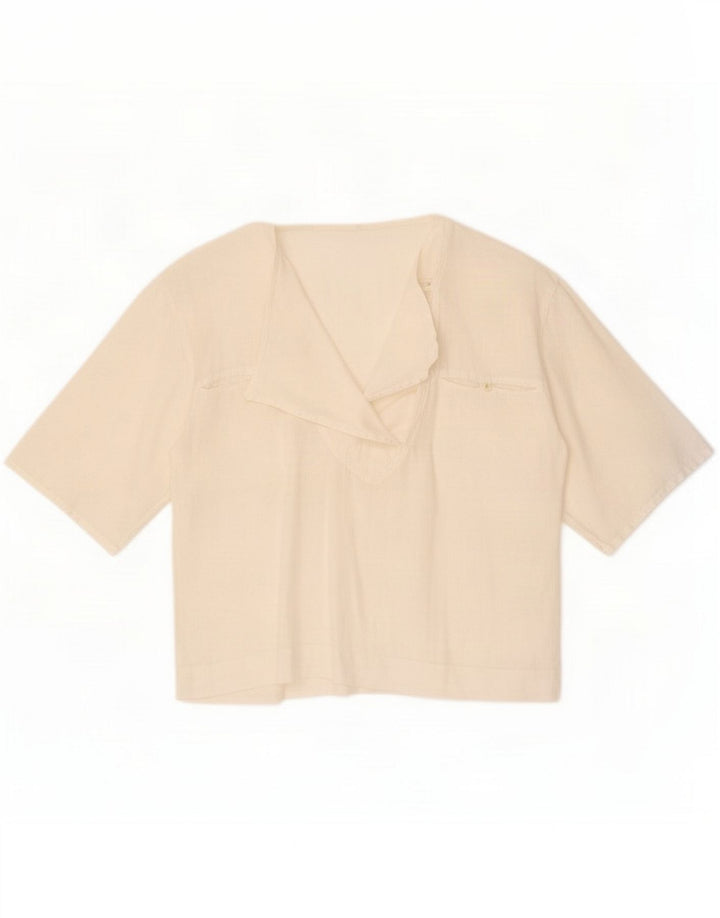 Camicetta vintage da donna Top IT 44 Medium White