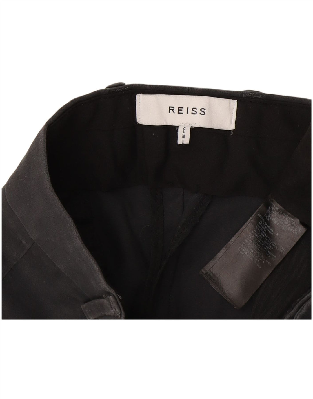 Pantaloni da abito slim da uomo Reiss W36 L27 in cotone grigio