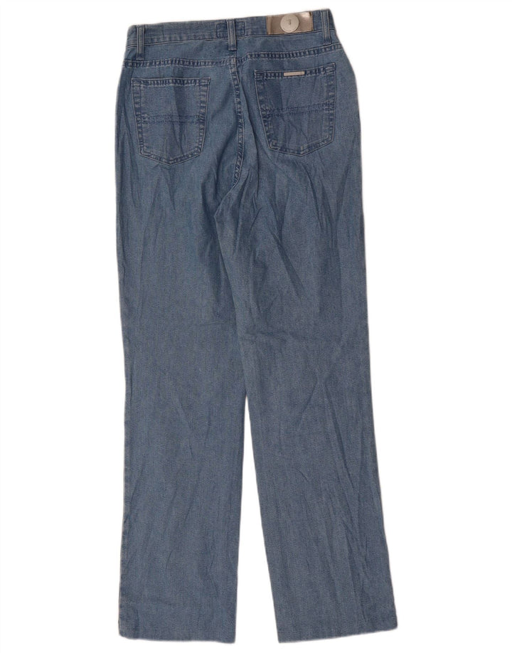 TRUSSARDI Womens Straight Jeans W28 L28 Blue Cotton