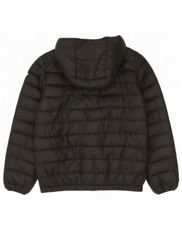 Giubbotto imbottito con cappuccio da bambino Guess 9-10 anni in poliestere nero