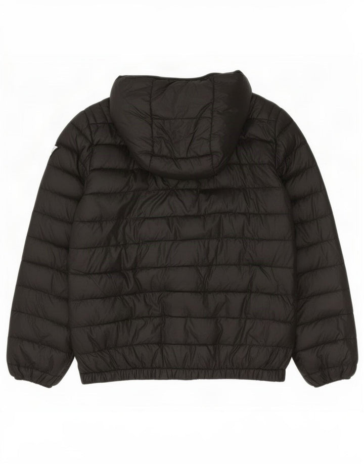 Giubbotto imbottito con cappuccio da bambino Guess 9-10 anni in poliestere nero