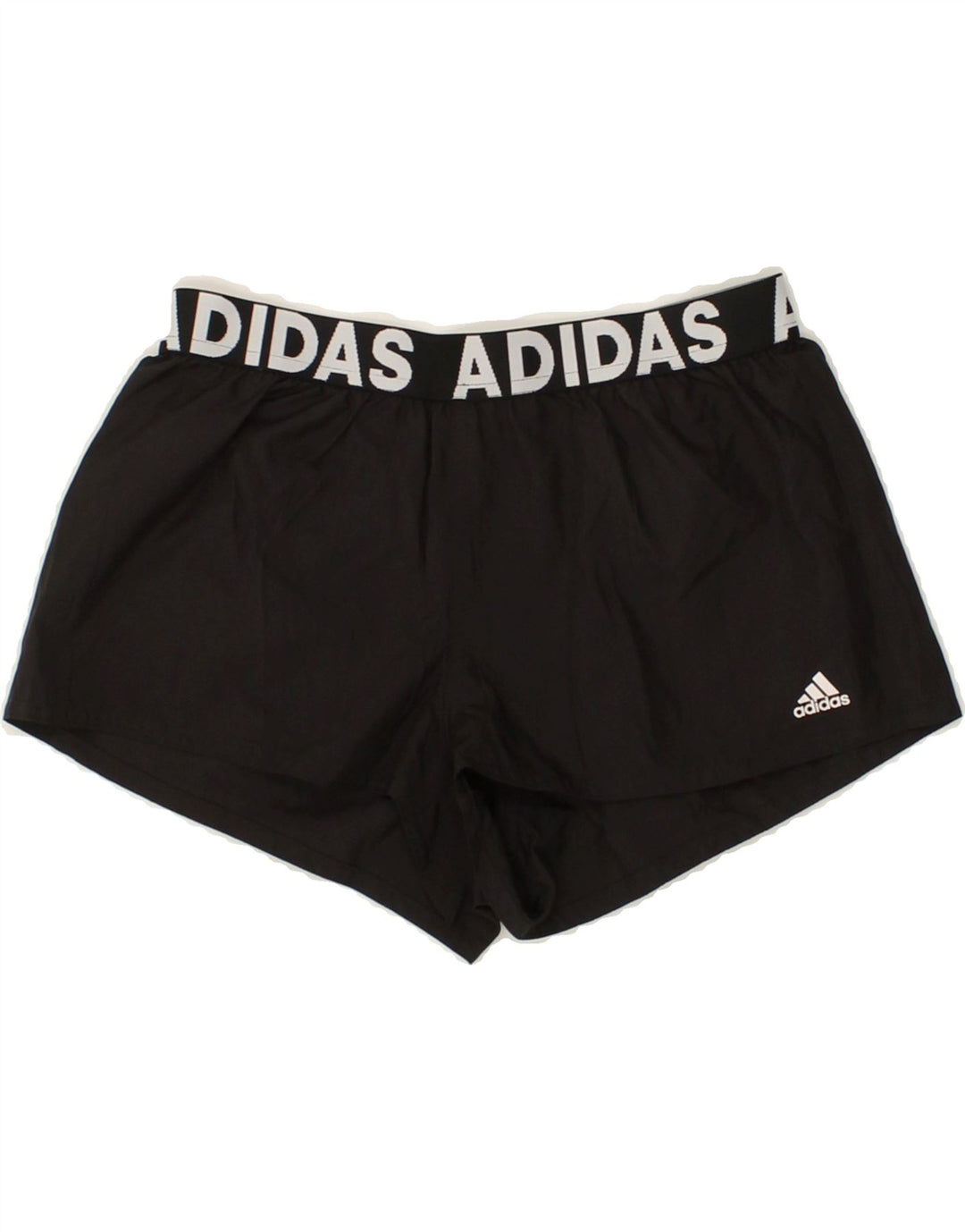 ADIDAS Womens Sport Shorts UK 0/2 2XS Black Polyester | Vintage Adidas | Thrift | Second-Hand Adidas | Used Clothing | Messina Hembry 
