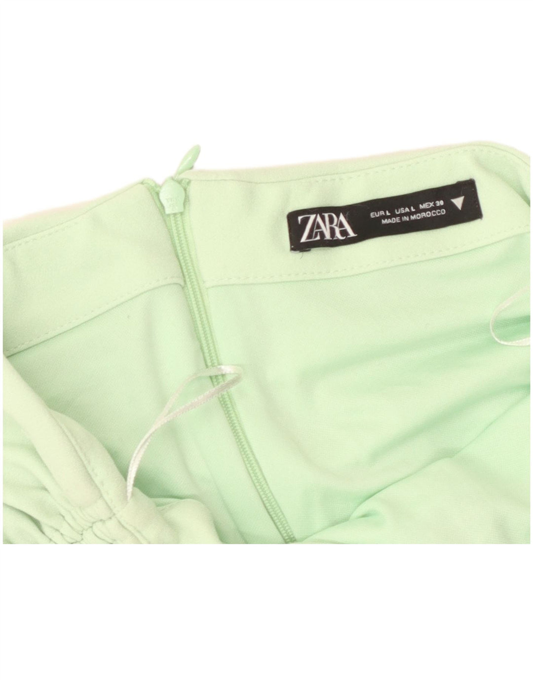 Gonna dritta da donna Zara grande W30 verde
