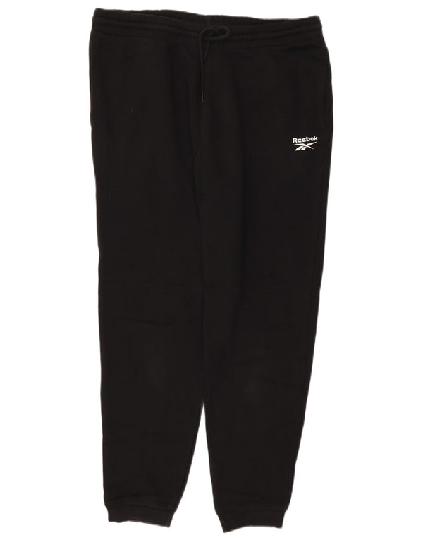 Pantaloni da tuta da uomo Reebok Joggers Large in cotone nero