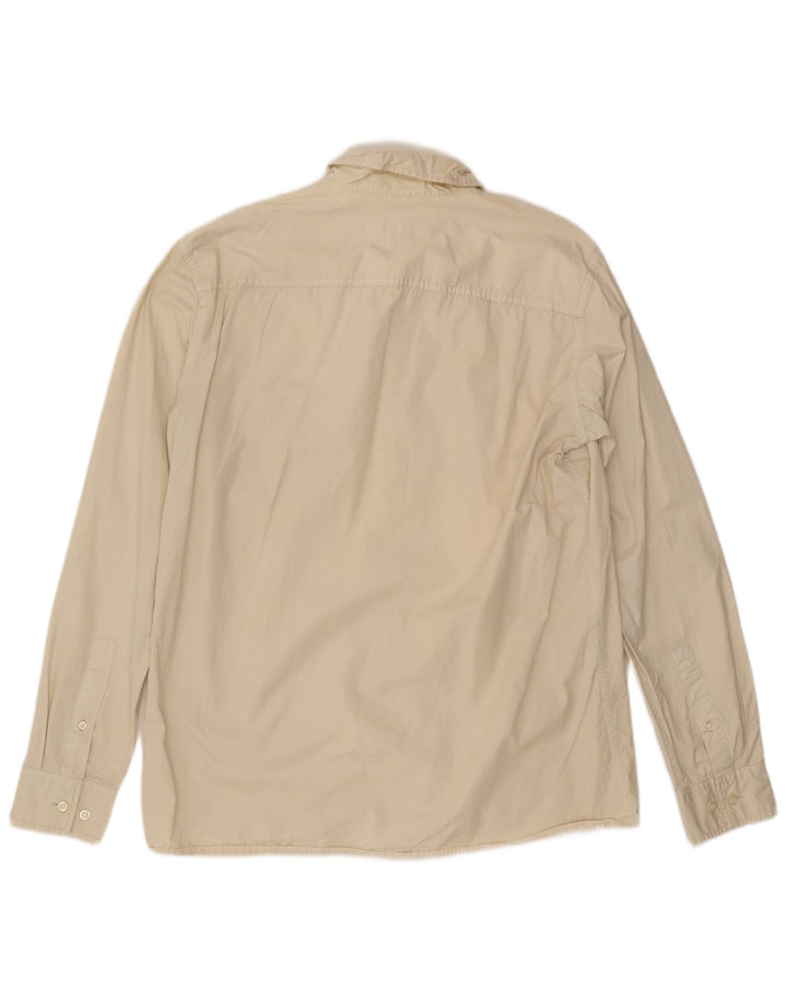 Camicia da uomo Gas XL in cotone bianco sporco