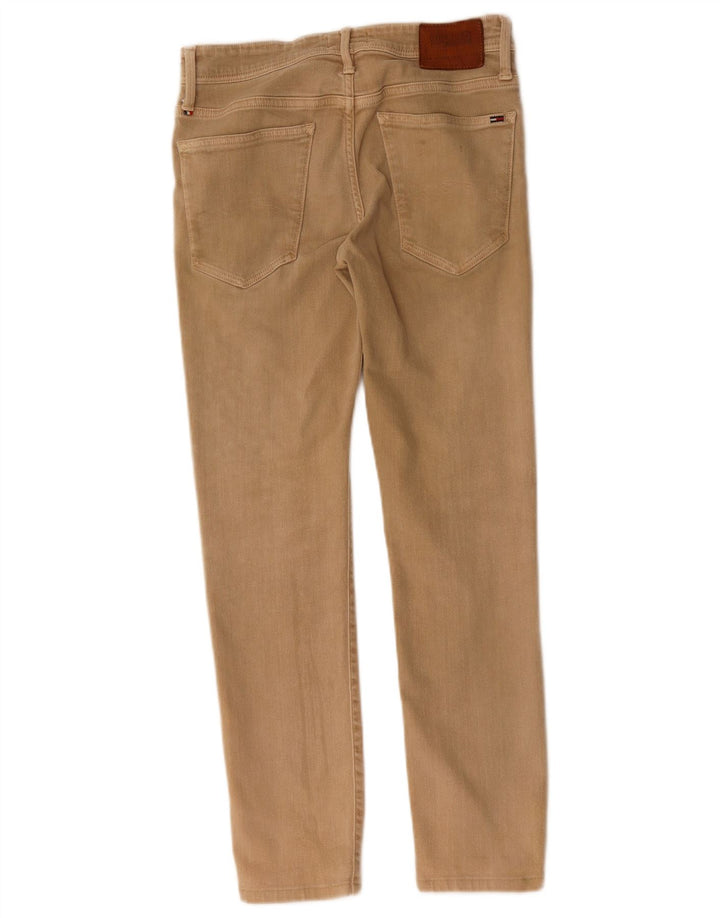 TOMMY HILFIGER Womens Slim Jeans W29 L27  Beige Cotton