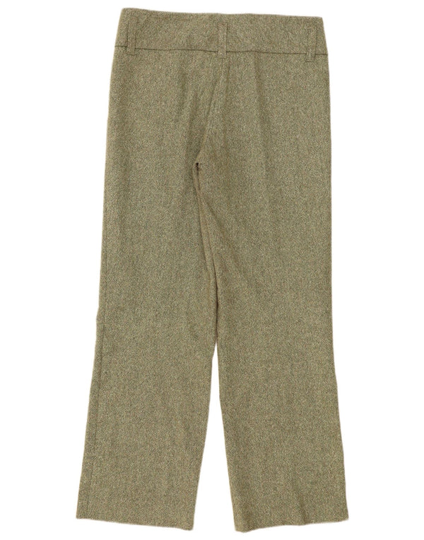 Pantaloni da abito dritti da donna Conte of Florence IT 44 Medio W34 L31 Cachi