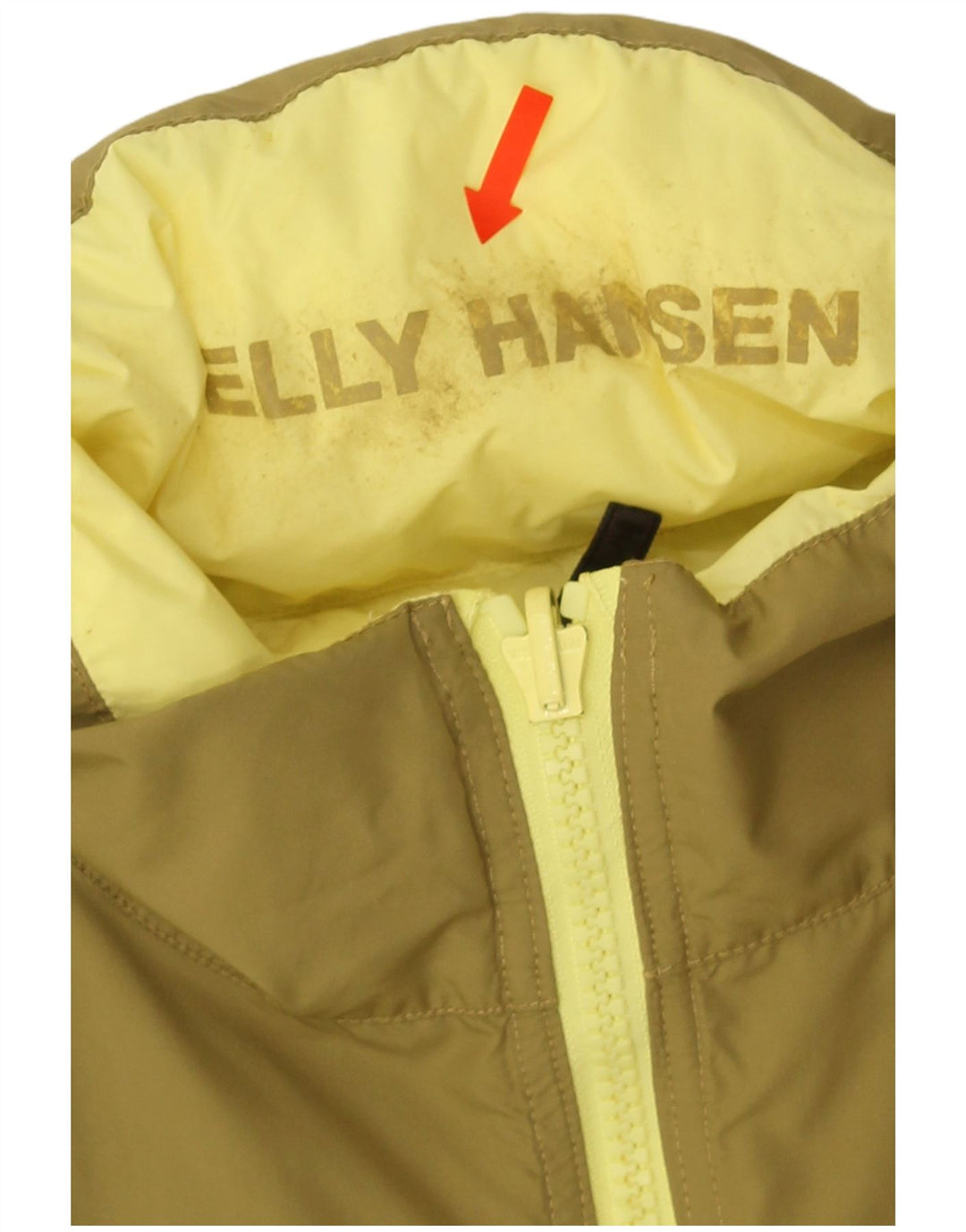 Giacca imbottita corta grafica da donna Helly Hansen UK 14 media cachi