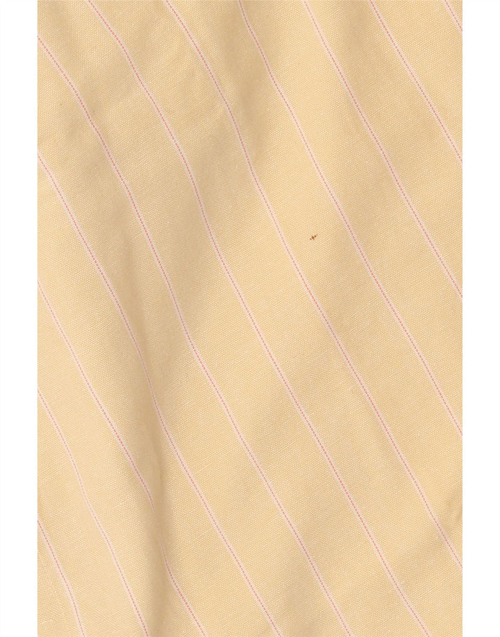 Camicia da uomo Wrangler taglia 16 grande gessato giallo