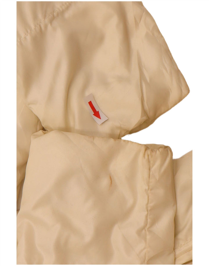 Cappotto imbottito con cappuccio da donna Kappa UK 12 medio poliestere bianco sporco