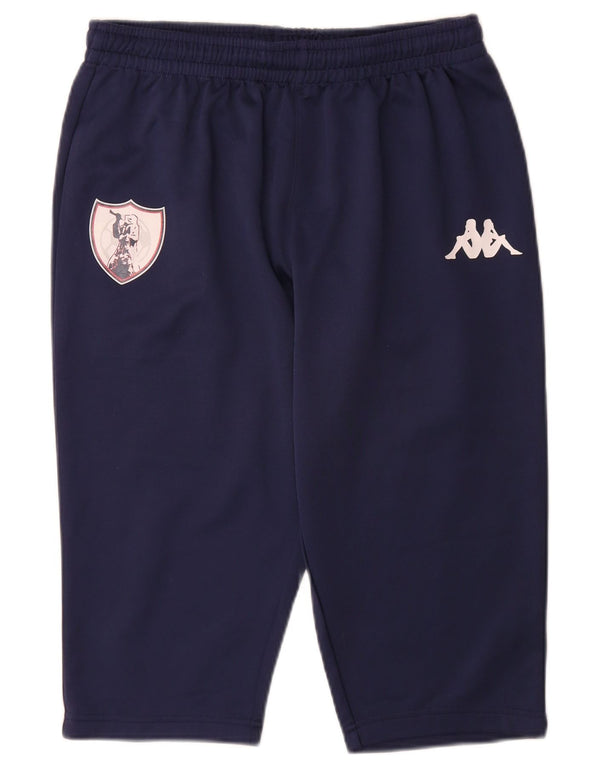 Pantaloncini sportivi da uomo Kappa Sambenedettese Graphic Bermuda grandi blu navy