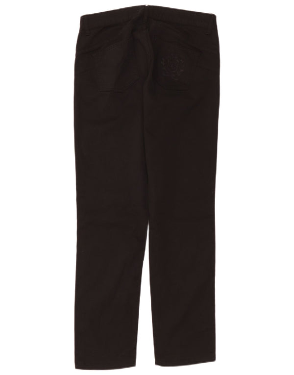 Pantaloni casual dritti da donna Liu Jo W31 L30 cotone nero