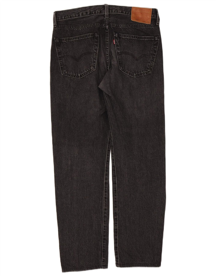 Levi's Uomo 501 Jeans dritti W31 L29 Cotone Nero