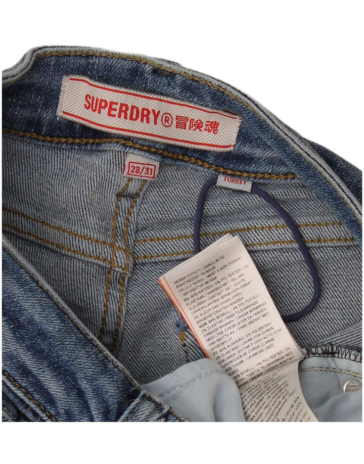 Jeans Bootcut da donna Superdry W28 L31 cotone blu