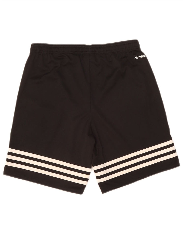 Pantaloncini sportivi Adidas Climalite da ragazzo 11-12 anni Large Nero in poliestere
