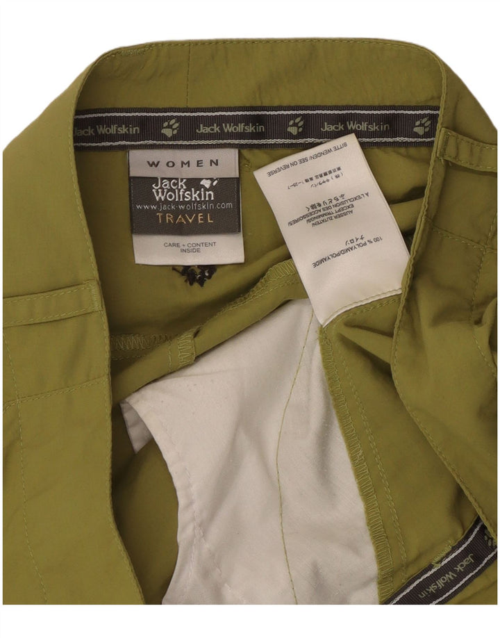 Gonna cargo da donna Jack Wolfskin UK 10/12 media W32 verde poliammide