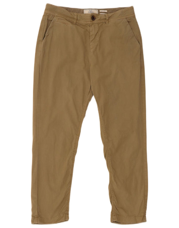 Pantaloni corti da donna Fat Face UK 10 piccoli W28 L24 cotone kaki