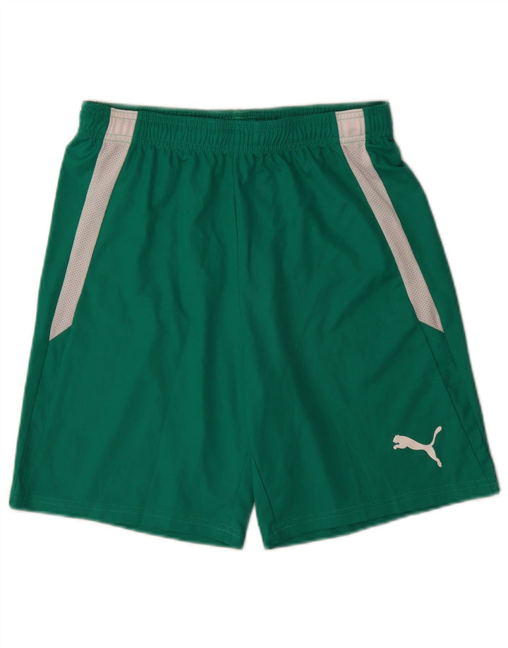Pantaloncini sportivi da uomo Puma Small Green Colourblock