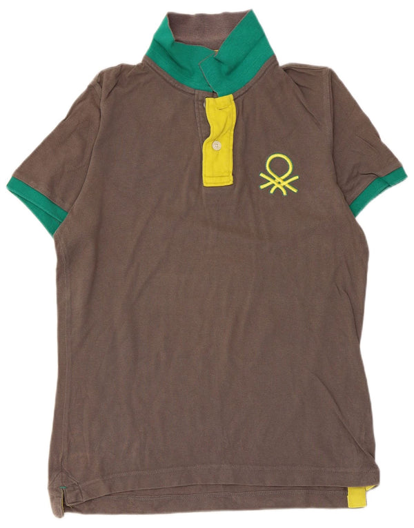 Polo Uomo BENETTON in cotone Grigio Medio