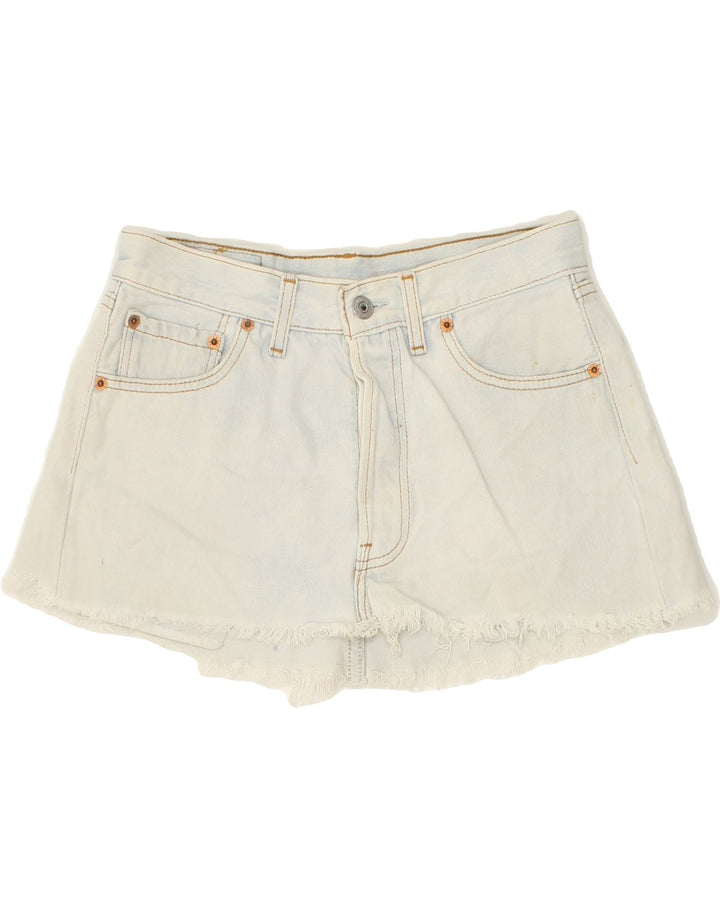 LEVI'S Womens Denim Skirt W30 Medium Blue Cotton Vintage Levi's and Second-Hand Levi's from Messina Hembry 