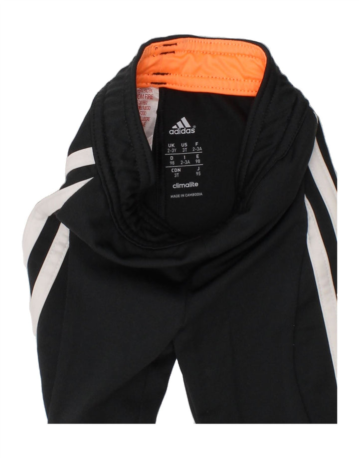 ADIDAS Girls Climalite Graphic Tracksuit Trousers 2-3 Years Grey Polyester Vintage Adidas and Second-Hand Adidas from Messina Hembry 