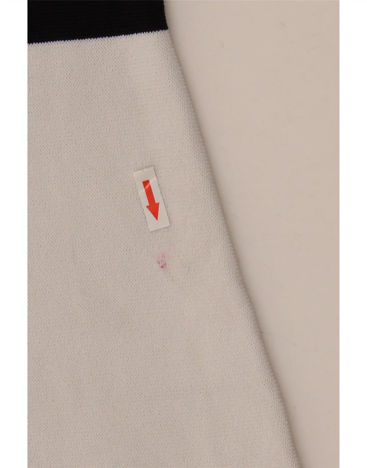 Abito a trapezio senza maniche da donna Zara UK 14 Viscosa bianca media