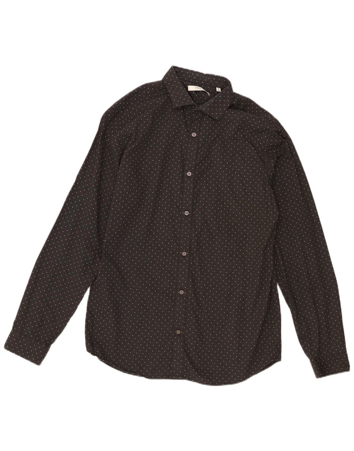 Camicia da uomo Jack & Jones taglia 40 media a pois neri