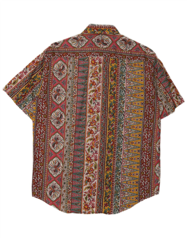 Camicia da uomo a maniche corte Sirio media floreale multicolore