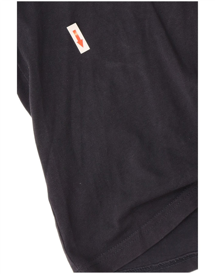 T-shirt grafica da donna Champion Top UK 14 medio blu navy
