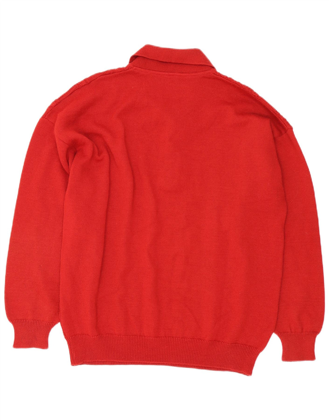Maglione da uomo a collo alto Il Granchio, grande, in lana rossa