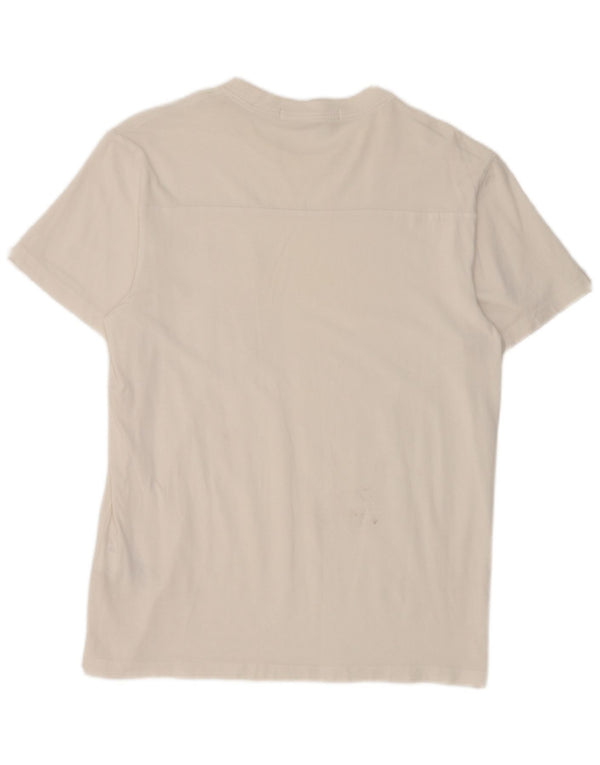 T-shirt da uomo Calvin Klein Jeans Top piccola in cotone bianco