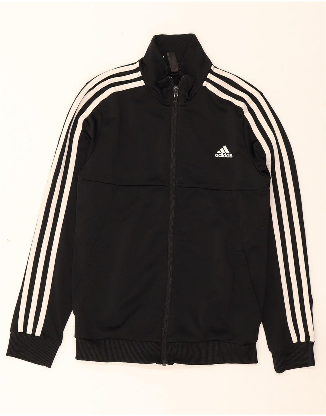 Giacca da tuta da ragazzo Adidas 11-12 anni in poliestere nero