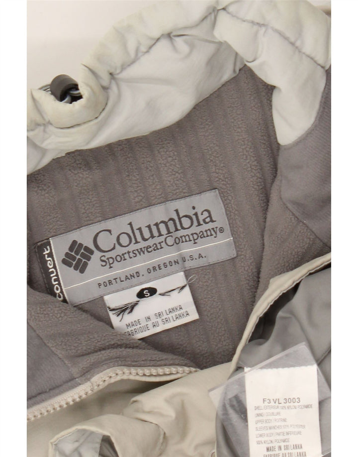 Giacca a vento da uomo Columbia UK 36 Small Beige Colourblock in poliammide