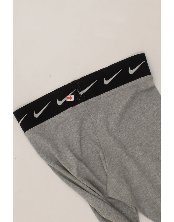 NIKE Womens Graphic Leggings UK 12 Medium  Grey Cotton Vintage Nike and Second-Hand Nike from Messina Hembry 