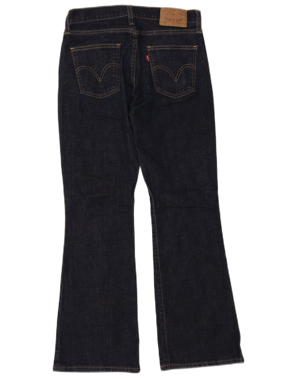 Levi's Donna 10529 Jeans Bootcut W30 L30 Cotone Blu Navy