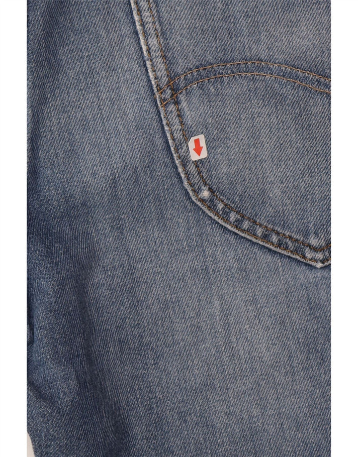 Pantaloncini corti in denim da uomo a 5 tasche Lee W31 cotone blu medio