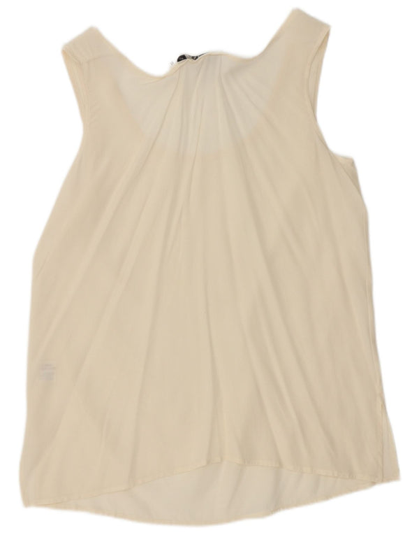 Canotta da donna Marella IT 46 Large in seta bianco sporco