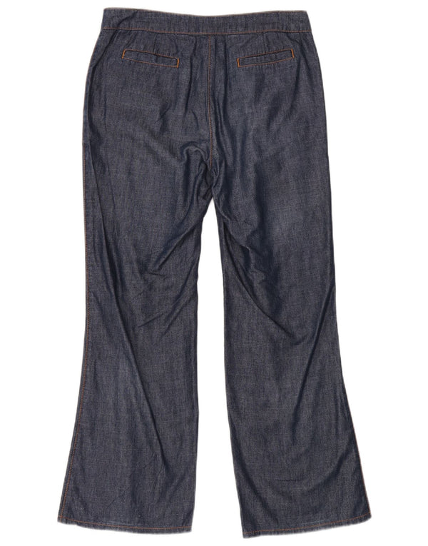 Pantaloni chino bootcut da donna Hobbs UK 10 piccoli W28 L28 cotone blu navy