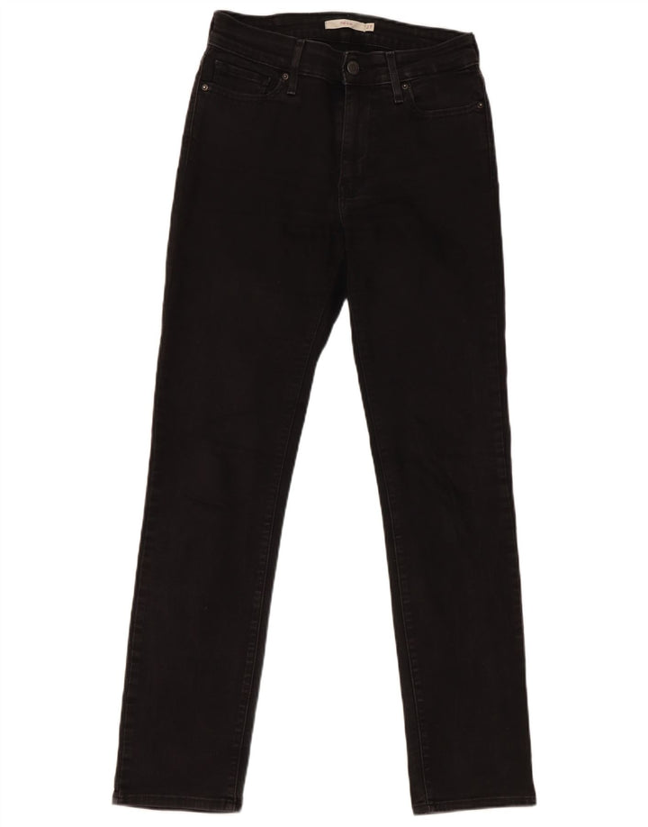 Jeans Levi's 712 Slim da donna W27 L30 cotone nero