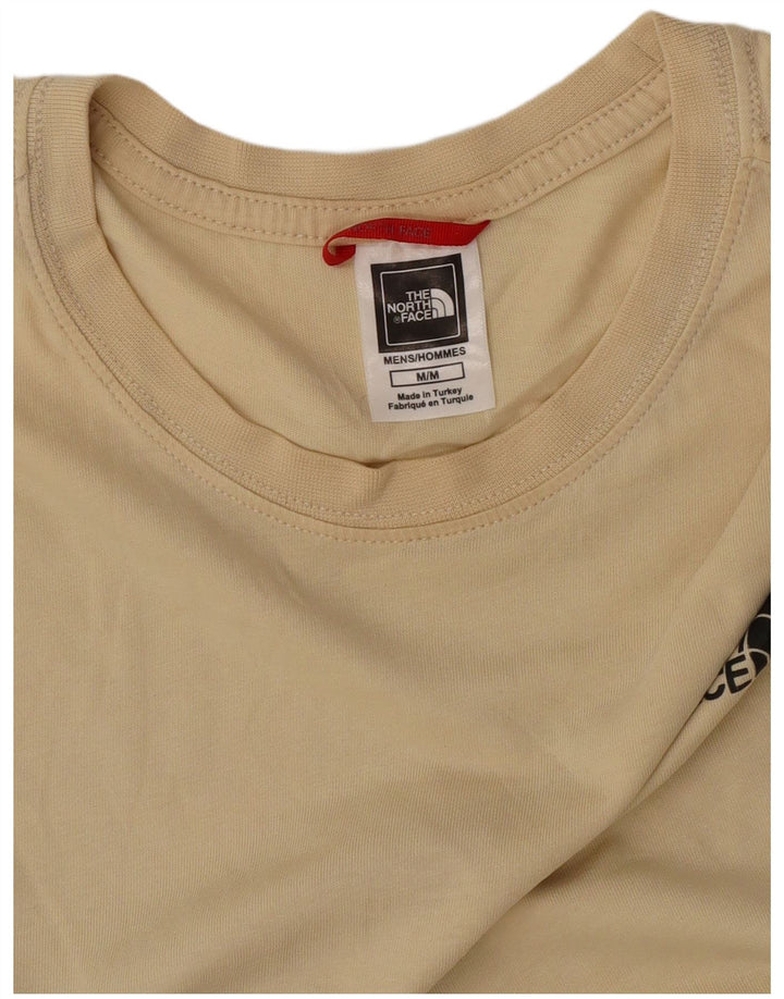 T-shirt grafica da uomo The North Face Top in cotone beige medio