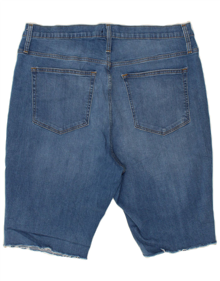 J. CREW Womens Denim Shorts W33 Large Blue Cotton Vintage J. Crew and Second-Hand J. Crew from Messina Hembry 