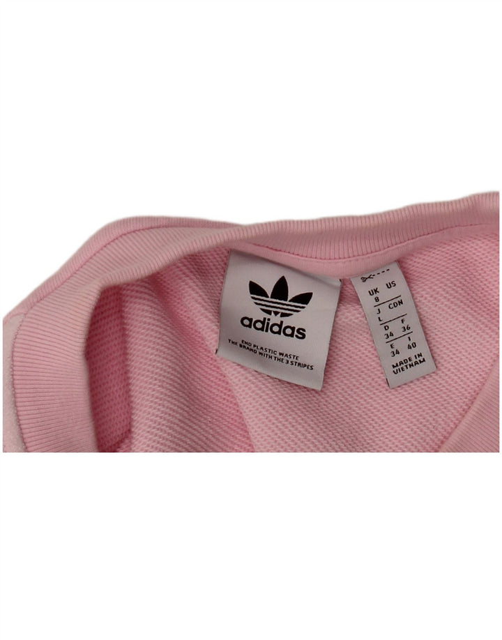 Felpa oversize da donna ADIDAS UK 8 Small Pink Colourblock