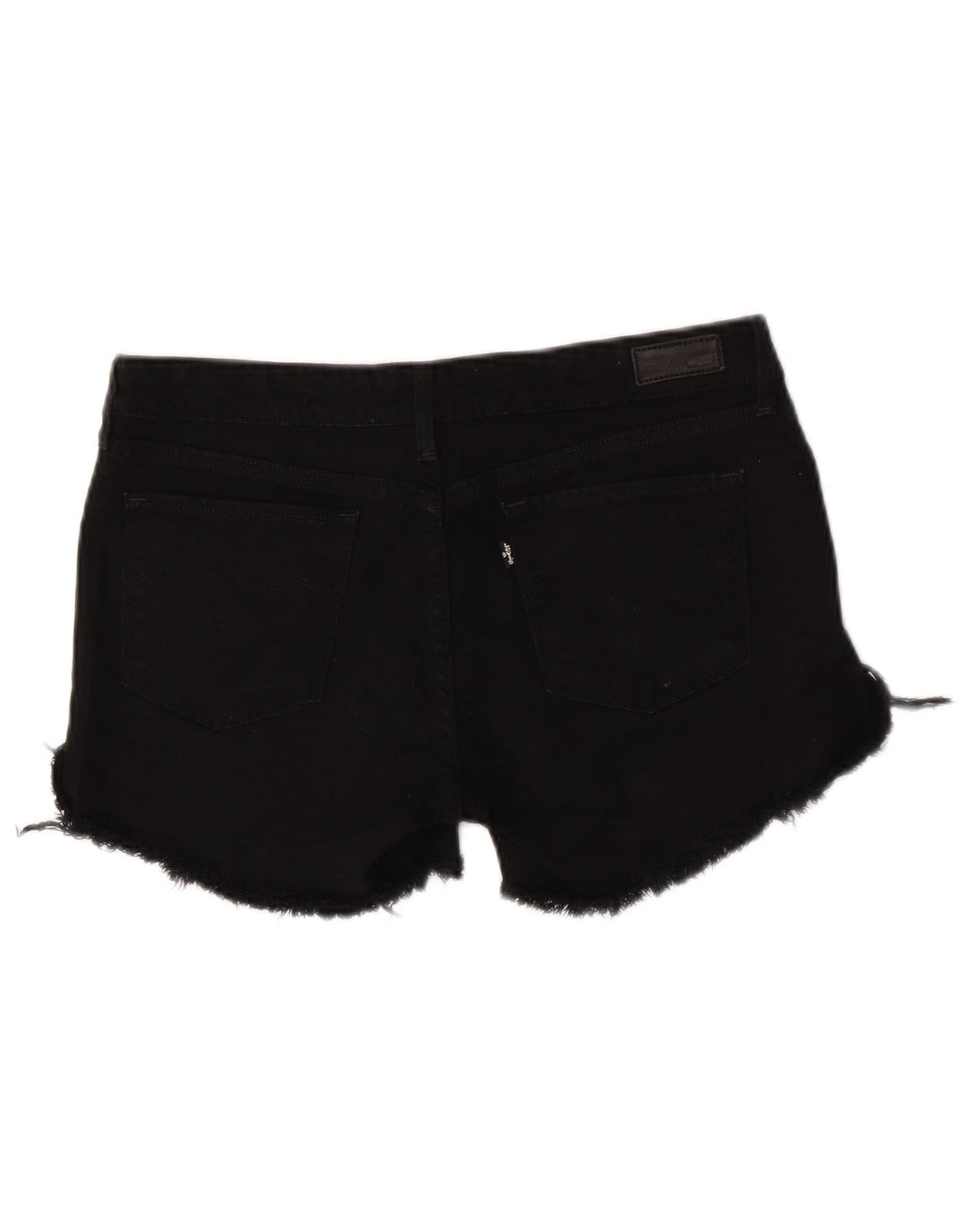 Pantaloncini di jeans da donna Levi's W31 cotone nero medio