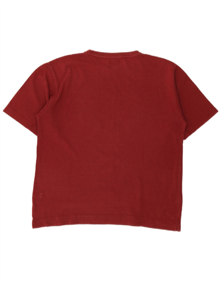T-shirt uomo KAPPA Top Large rossa in cotone