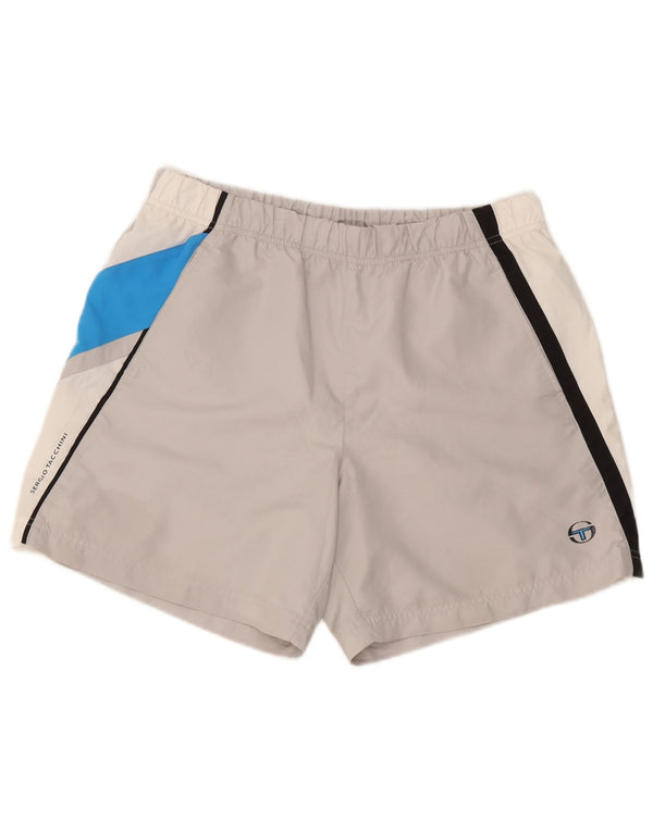 Pantaloncini sportivi da uomo Sergio Tacchini XL Poliestere color block grigio