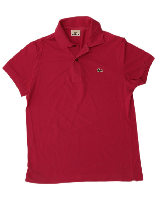 Polo da uomo LACOSTE taglia 3 piccola in cotone rosa