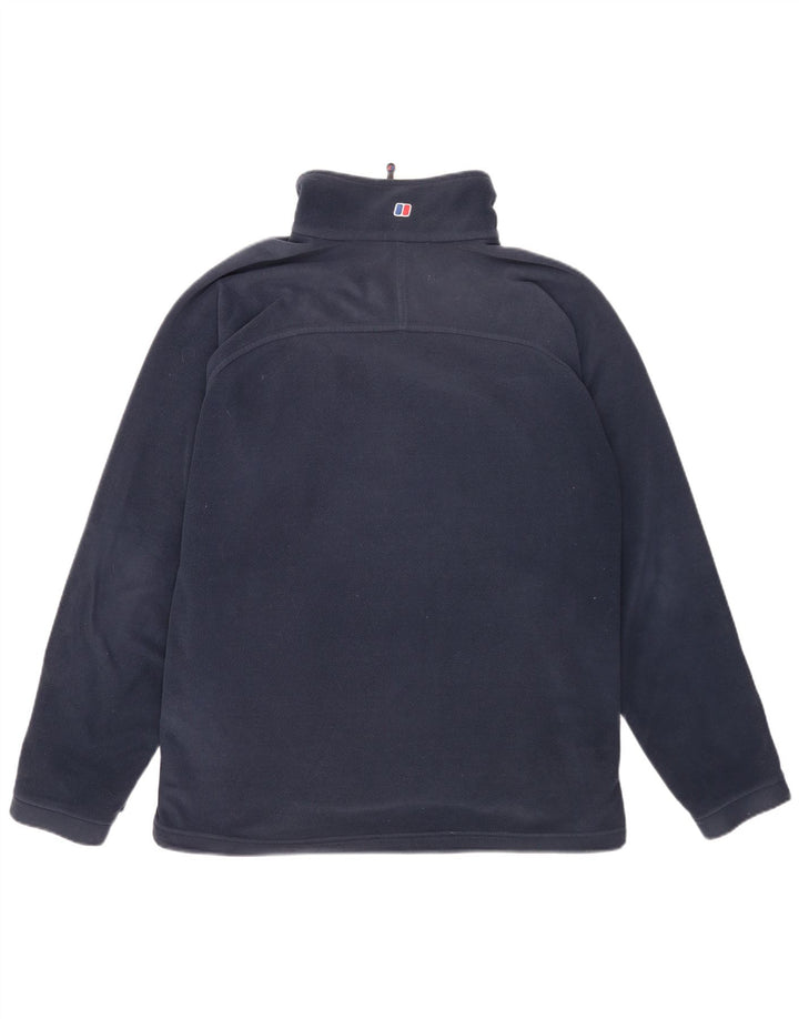 Giacca in pile foderata da uomo Berghaus UK 44 2XL poliestere blu navy
