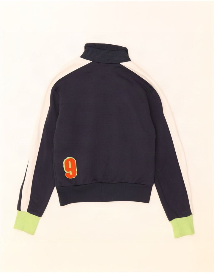 Giacca da tuta da donna Puma UK 10 Small Blu Navy Colourblock