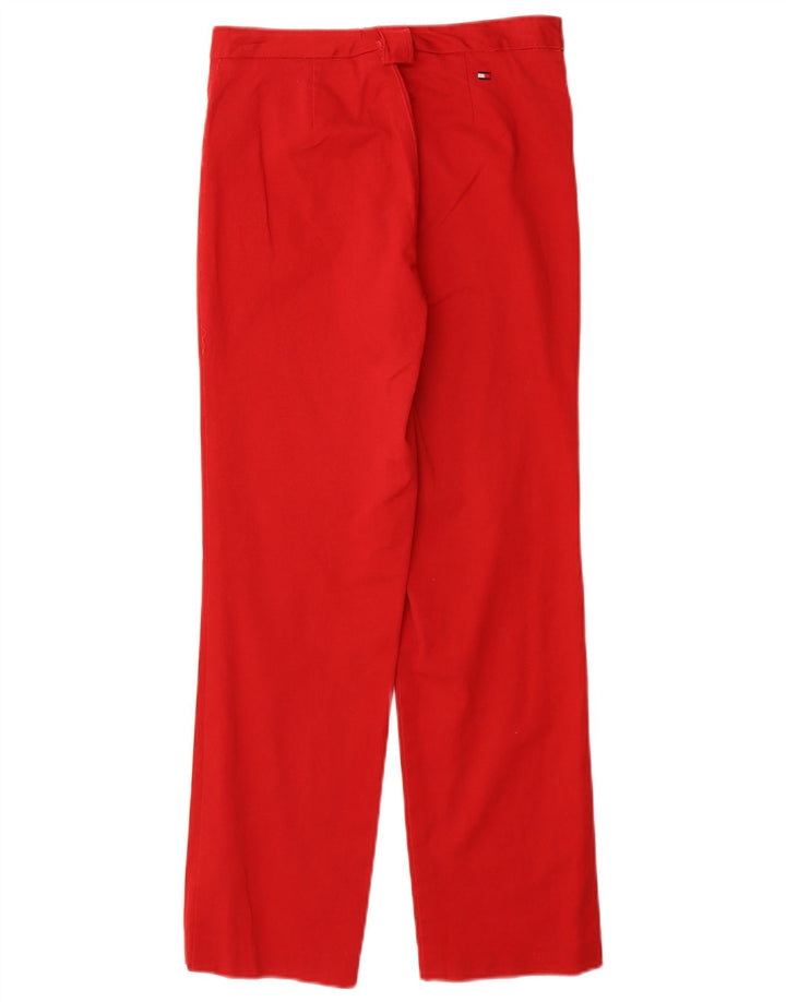 TOMMY HILFIGER Pantaloni casual dritti da donna W25 L27 Cotone rosso